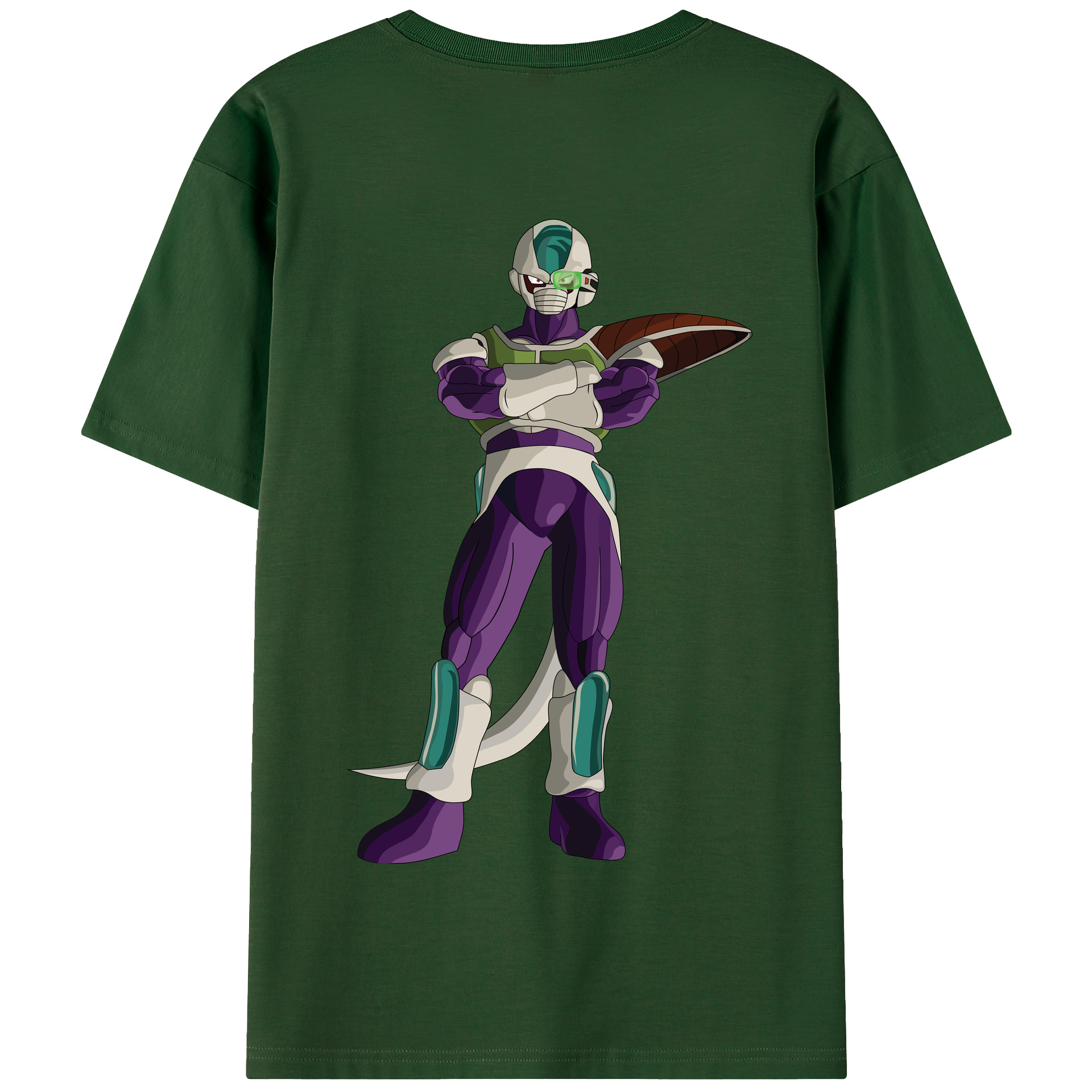 （画像用） ドラゴンボール フリーザ DRAGON BALL Frieza 綿100％半袖Tシャツ（背面プリント）